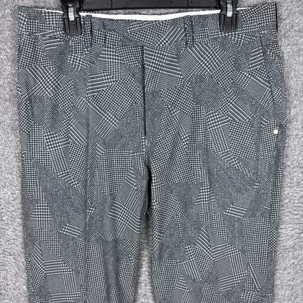 RLX Ralph Lauren Pants Men 32x30(34x28) Gray Golf Performance Geometric Trousers